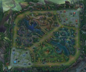 League of legends Map fog of war