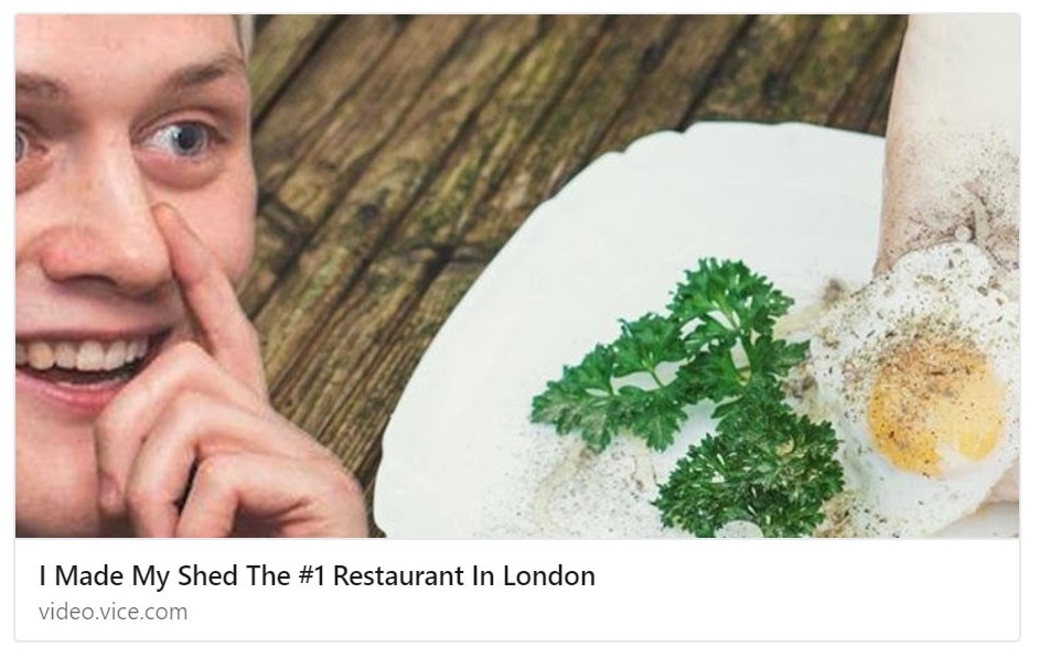 The Shed at Dulwich tripadvisor fake review news