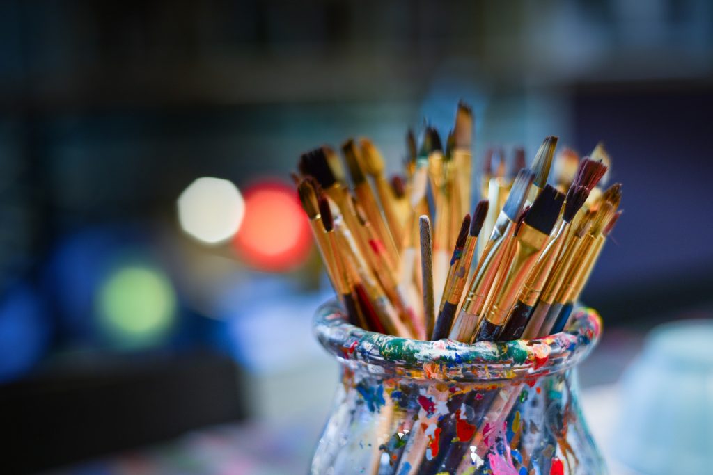 art hobby drawing brush paint