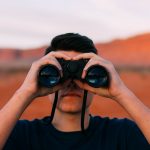 observation binoculars looking find