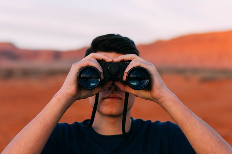 observation binoculars looking find